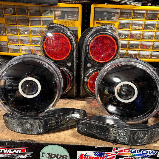 Jeep KJ C4 Package 2 - Headlights, Marker Lamps & Taillights