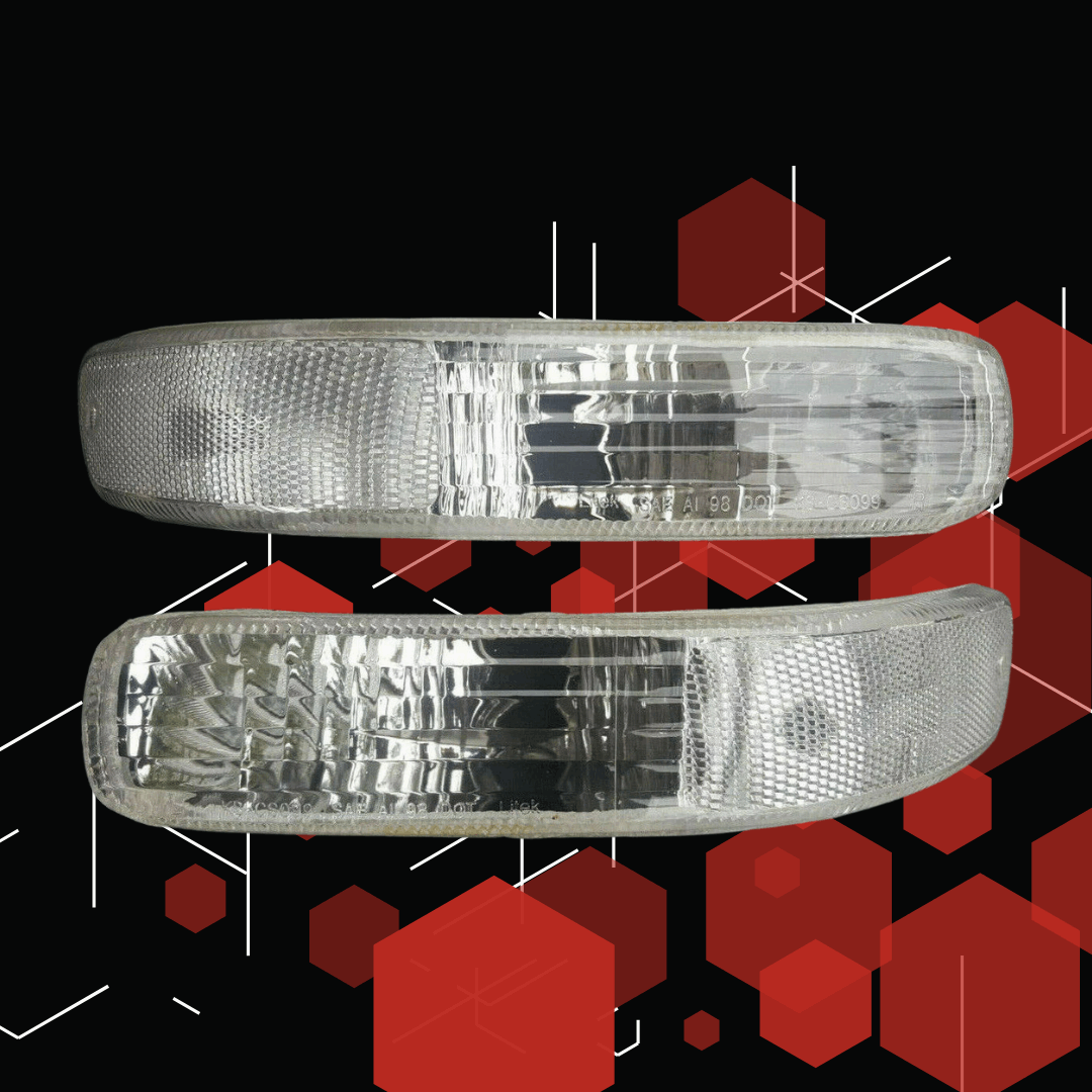 02-04 Jeep Liberty Clear & Smoke Corner Lamps