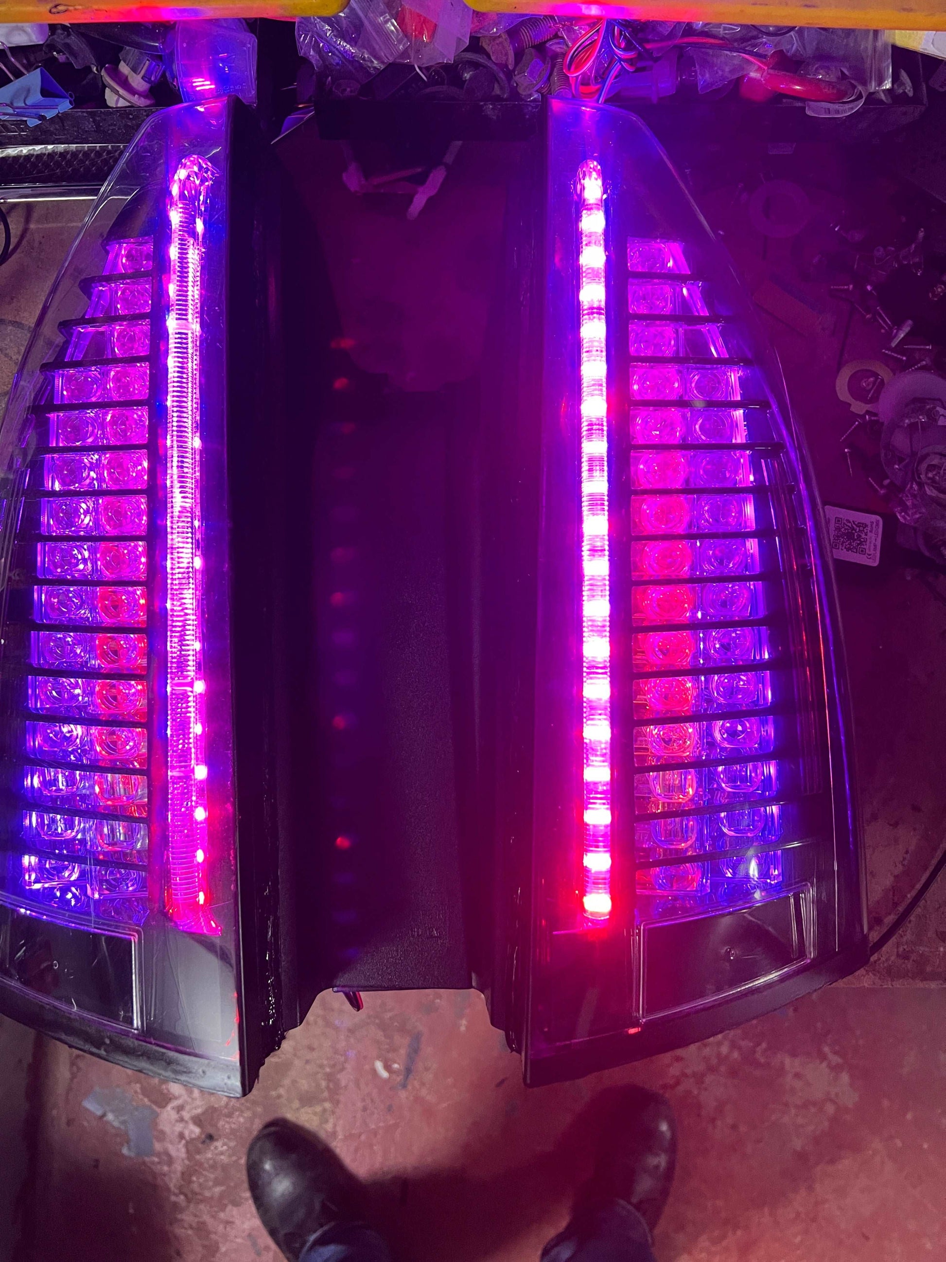 08-14 Cadillac CTS Clear RGB Taillights