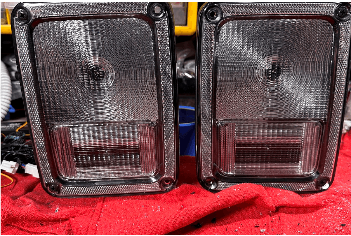 2007-2012 Jeep Wrangler JK 2D / 4D Clear Rear Tail Lights