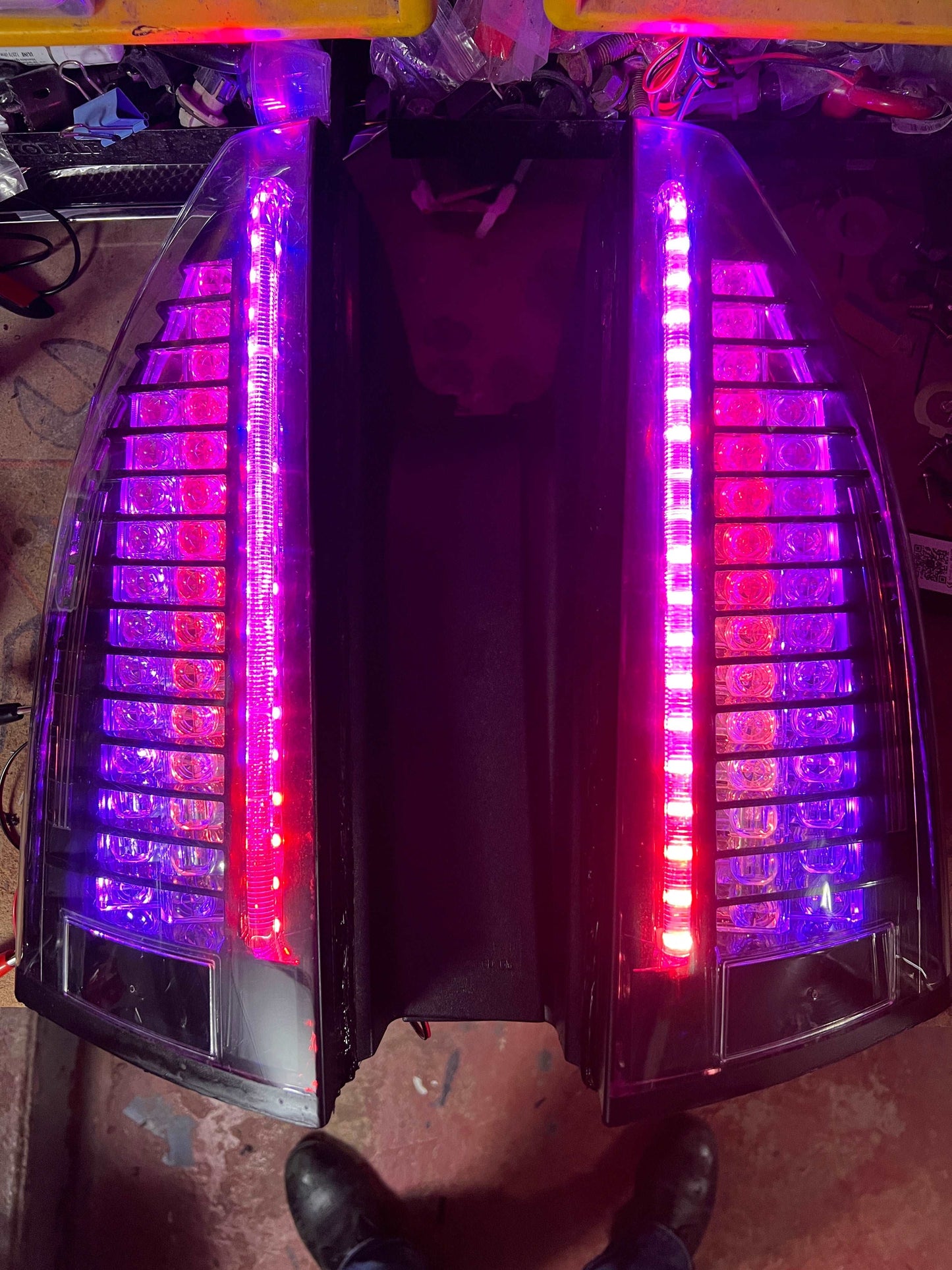 08-14 Cadillac CTS Clear RGB Taillights