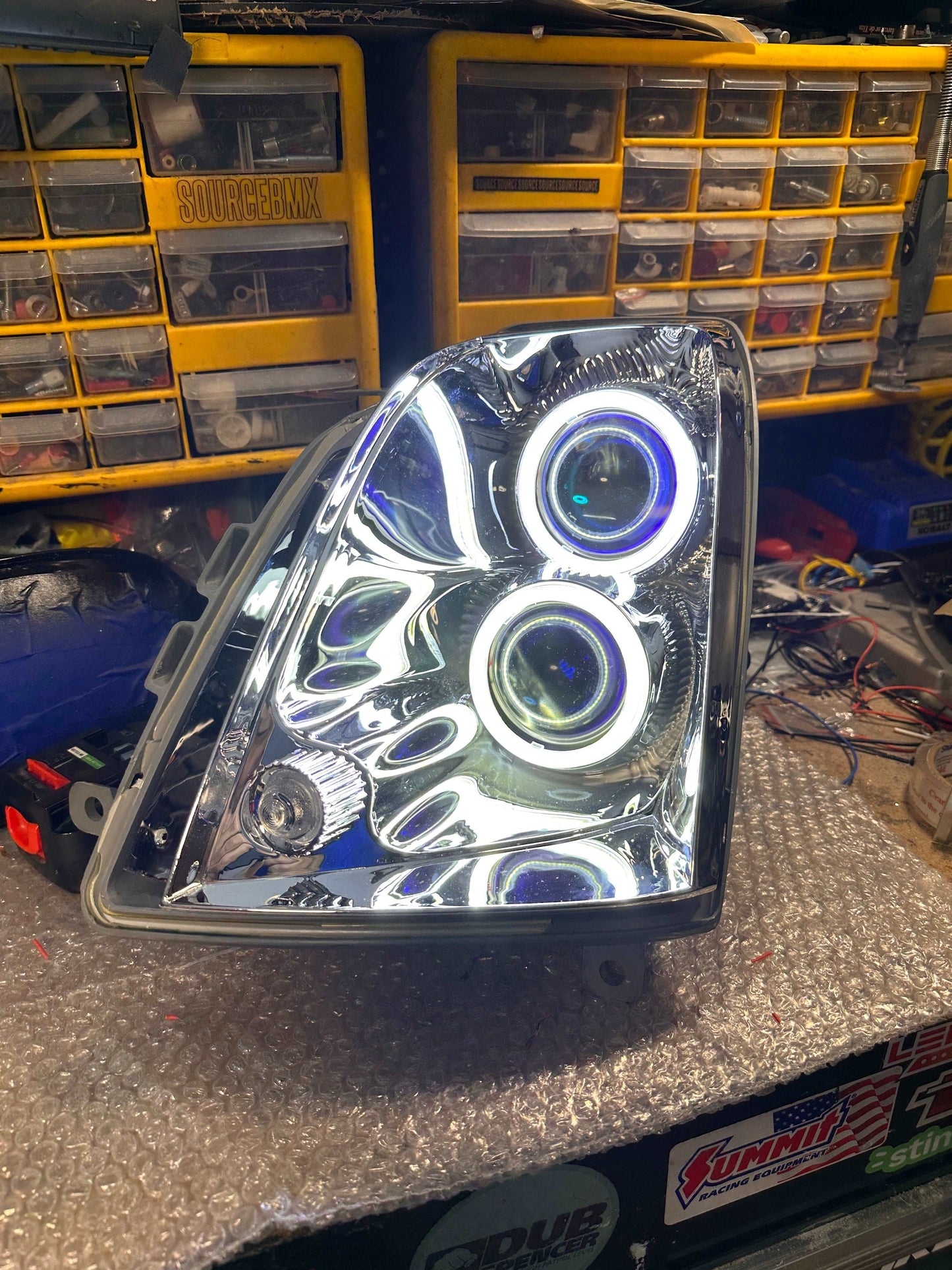 05-11 Cadillac STS Headlights with Halos